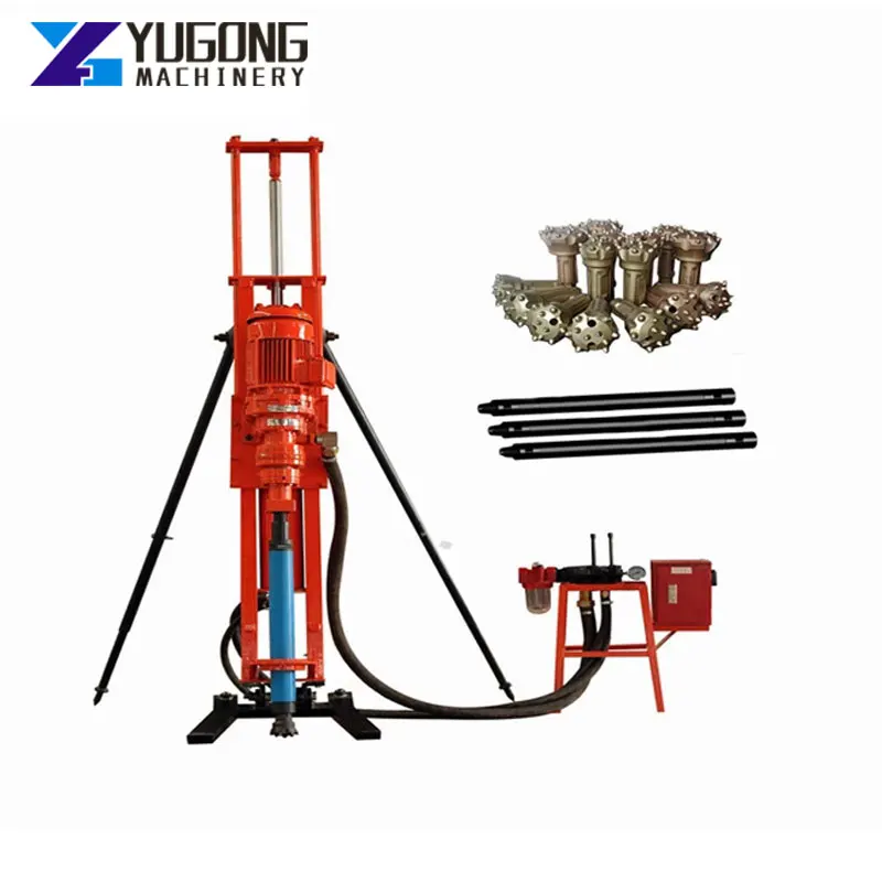 YGD-70 Portable Open-Air Blasting Hole DTH Drilling Rig Electric Borehole Drill Machinery for Construction Quarry Rock Blast | Инструменты