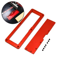 

1pc Electric Circular Saw Flip Cover Plate Table Cover Plate Adjustable Aluminium Alloy 6061 Insert Plate For Table Saw