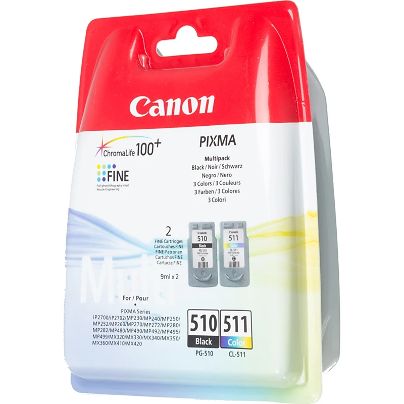 Картридж CANON PG 510/CL 511 многоцветный / черный|Картриджи с тонером| |