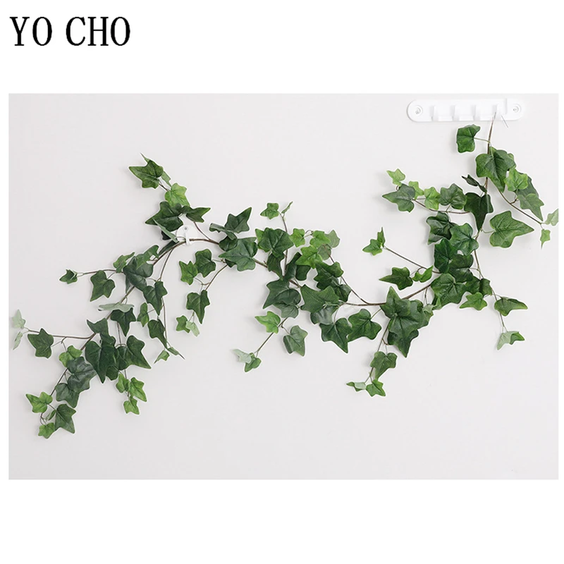 YO CHO искусственные технические зеленые листья сладкого картофеля настенные