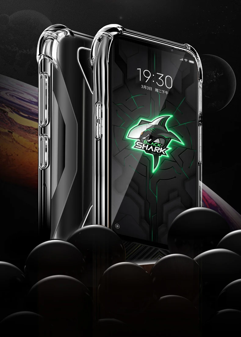 Case For Xiaomi BlackShark Heavy Dutry Shockproof Clear Soft TPU