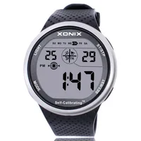 XONIX Mens Sports Watch Self Calibrating Digital Japan Mov't Waterproof 100m  Swim Diver Outdoor Wristwatch Big Numbers 1