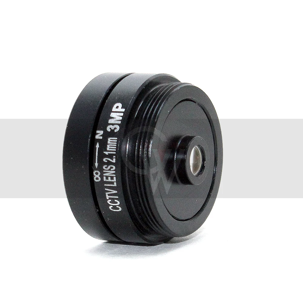  3.0 Megapixel 2.1mm cs lens Fixed Iris Lens CS Mount CCTV Lens Wide angle of view 133degree for 1/2 - 4.00017E+12