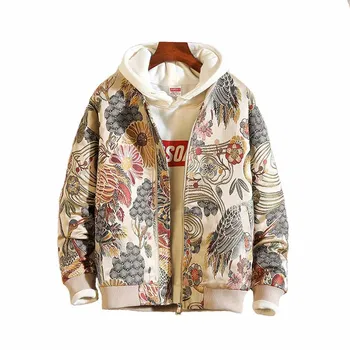 

Mcikkny Fashion Men's Embroidery Baseball Jackets Coats Hip Hop Casual Outwear Clothing For Male Hip Hop