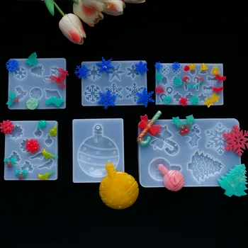 

DIY Snowflake Colorful Ball Snowflake UV Resin Epoxy Jewelry Molds Jewelry Accessories