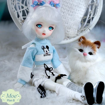 

SQ Lab Chibi Moe BJD SD Kawaii cute Ball Dolls 1/6 fairy Girls Lati YoSD Luts Superdoll High Quality Toys Shop Resin Figure
