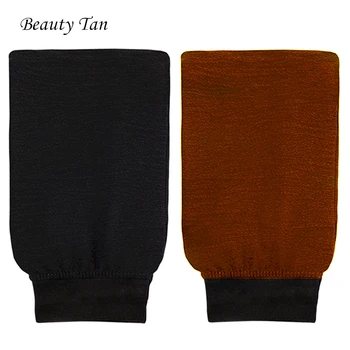 

2pcs/ lot Exfoliating mitt Tan eraser Bath glove scrub mitt used for pre tanning care to remove dead skin.