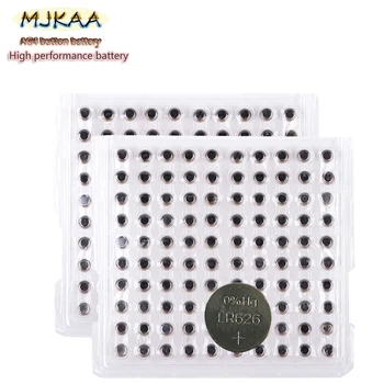 

400pcs AG4 Button Watches Battery 377 LR626 1.55V Alkaline Cell Coin SR626SW Batteries Fit For Watch
