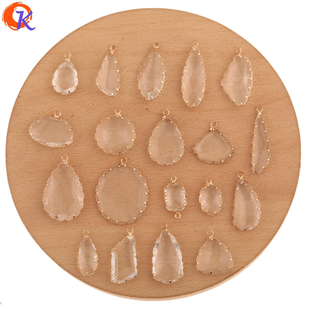 

Cordial Design 40Pcs Jewelry Accessories/Pendant/Hand Made/DIY Making/Earrings Connectors/Crystal Charms/Earring Findings