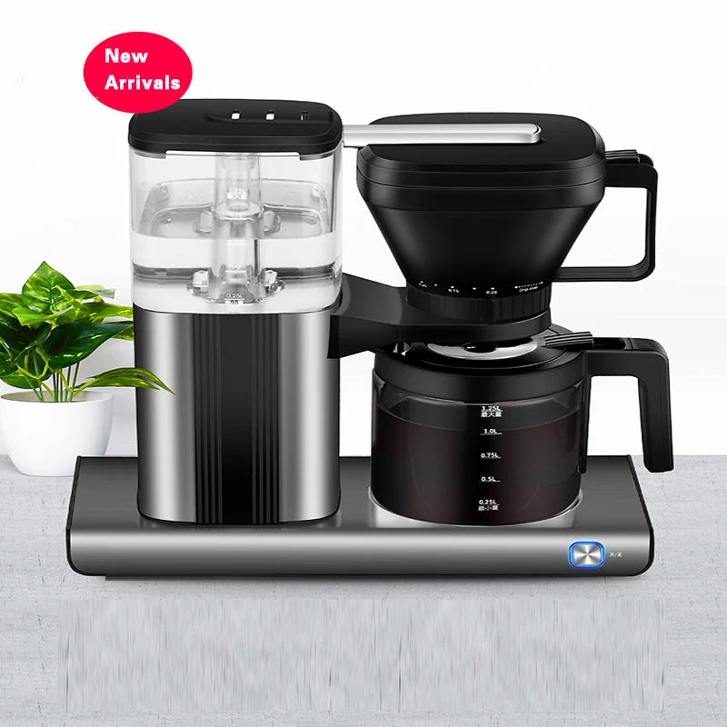 

DL-KF1068 Coffee Machine Home Small American Full Semi-automatic Drip American Coffee Pot Black