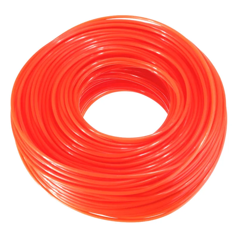 2.4mm/2.7mm/3mm 450g 나일론 트리머 라인 잔디 커터 로프 트리머 롤 코드 와이어 문자열 스트리머 교체 라운드/스퀘어