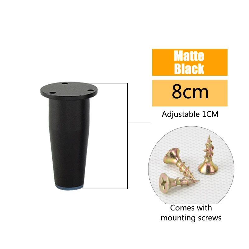 Black 8cm-4PCS