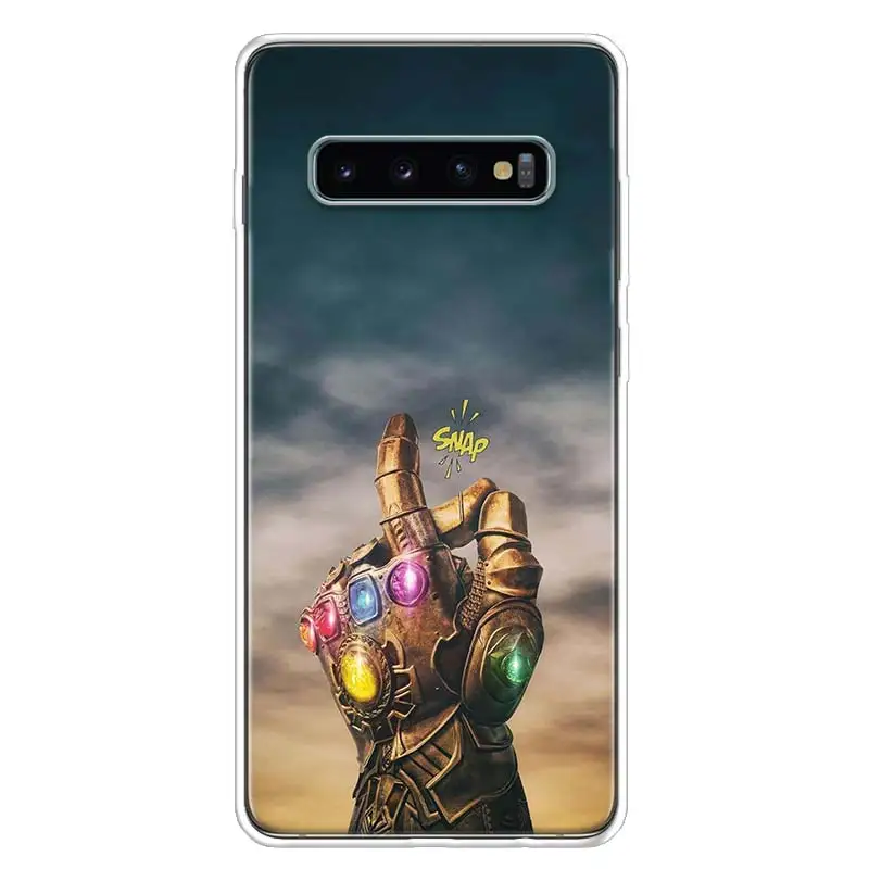 Thano Бесконечность перчатку крышка чехол для телефона для samsung Galaxy S10+ Note 10 9 8 S9 S8 J4 J6 J8 плюс S7 S6 корпус под плетенную сумку - Цвет: TW218-8