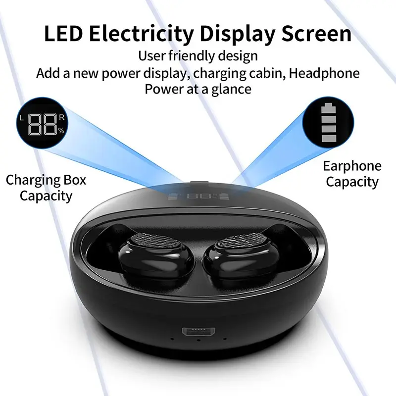 Недорогие наушники с bluetooth Высококачественные беспроводные 5 0 TWS 800|Наушники и