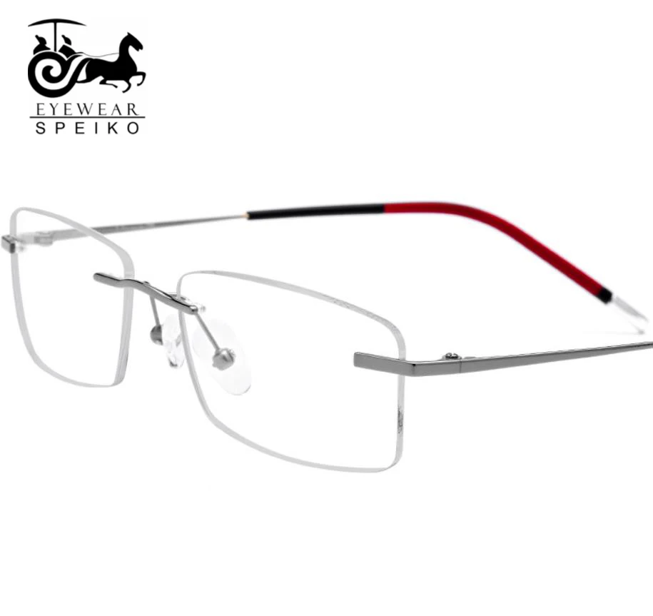 B титановые оправы sl702 для женщин famale frame очки без оправы близорукость очки для чтения Ультралегкая оправа очки speiko