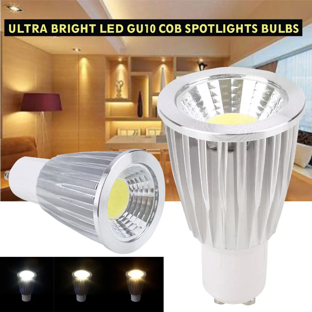 Long Life Durable Household Accessory 45*80mm Party Supply Indoor Outdoor Aluminum Alloy LED Bulb Eco-Friendly GU10