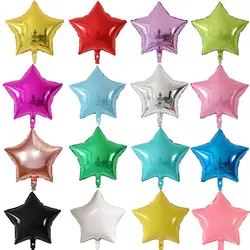 Шт. 100 шт. 18 дюймов звезда воздушный шар надувной гелий Свадебные шарики на день рождения для рождественской вечеринки украшения надувной