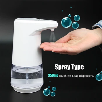 

Automatic Soap Dispenser Spray Type Touchless Soap Dispensers with IR Sensor Rinse-free Sanitizer Alcohol Disinfectant Dispenser