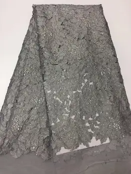 

2019 Stones Latest French Nigerian Laces Fabric High Quality Tulle African Laces Fabric Wedding African French Tulle Lace