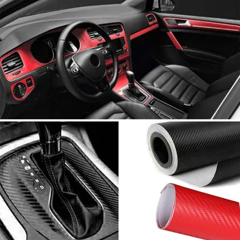 

100% Brand New 20'' X 79'' 3D Carbon Fiber Vinyl Car Auto Wrap Sheet Roll Film Sticker Decal Flexble And Durable