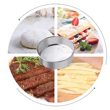 Горячая 1 шт. нержавеющая сталь Мука сито дуршлаг фильтр для масла с тонкой сеткой Сито Фильтр сахара кухня TI99