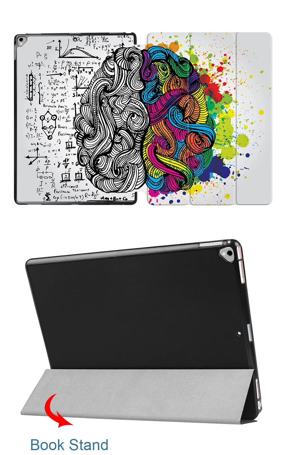 MTT чехол с граффити для iPad Pro 12,9 '' из искусственной кожи Магнитный Флип защитный чехол для планшета умный чехол Авто Режим сна/пробуждения
