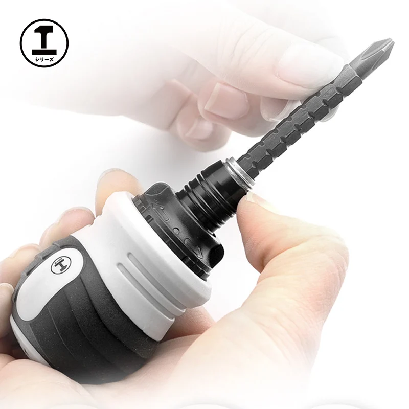 GREENER Ratchet Screwdriver Set Short Handle Cross Groove Drill Telescopic Dual Purpose Small Chrome Vanadium Steel Repair Tools