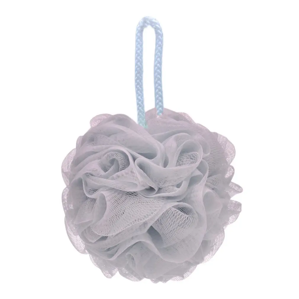 Губка для душа ванной Loofahs Mesh Pouf сетчатая губка и винтажная Полезная Милая