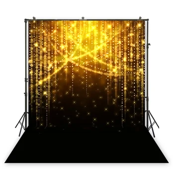 

HUAYI glod sparkly backdrop bling background glitter backdrop decorate wedding photo photography back drop dreamy camera picture