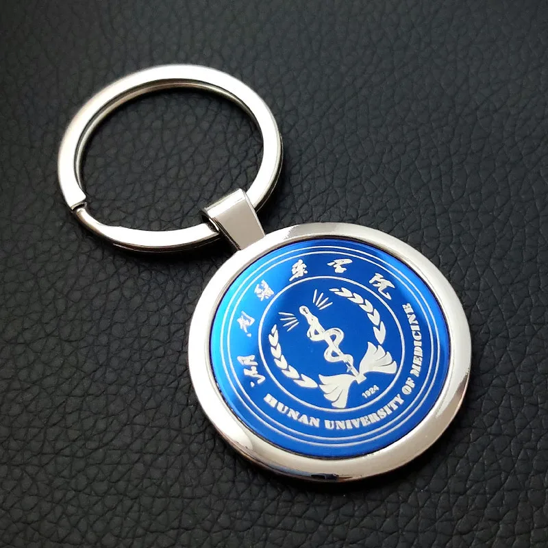 

Shirley-custom 2pcs/lot custom photo metal keychain key ring Souvenir customization customized epoxy key rings custom logo