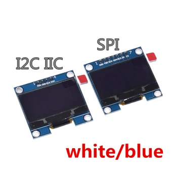 

10PCS 1.3" OLED module white/blue color IIC,I2C/SPI 128X64 1.3 inch OLED LCD LED Display Module 1.3" SPI Communicate