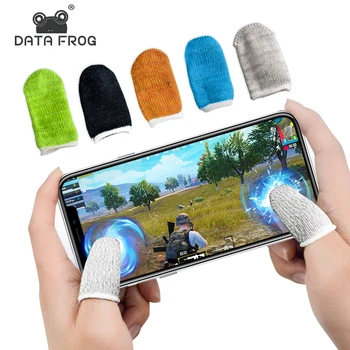 

1 Pair Mobile Finger Stall Sensitive Game Controller for PUBG Sweatproof Breathable Finger Cots Accessories for Iphone Android