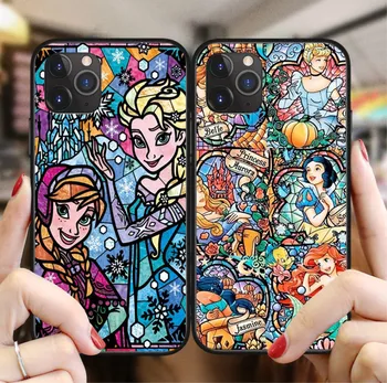 

Cute cartoon Disneys Elf princess Stitch Winnie pooh TPU Cover For iPhone X XS MAX XR 11Pro 6 6S 7 8 Plus Coque