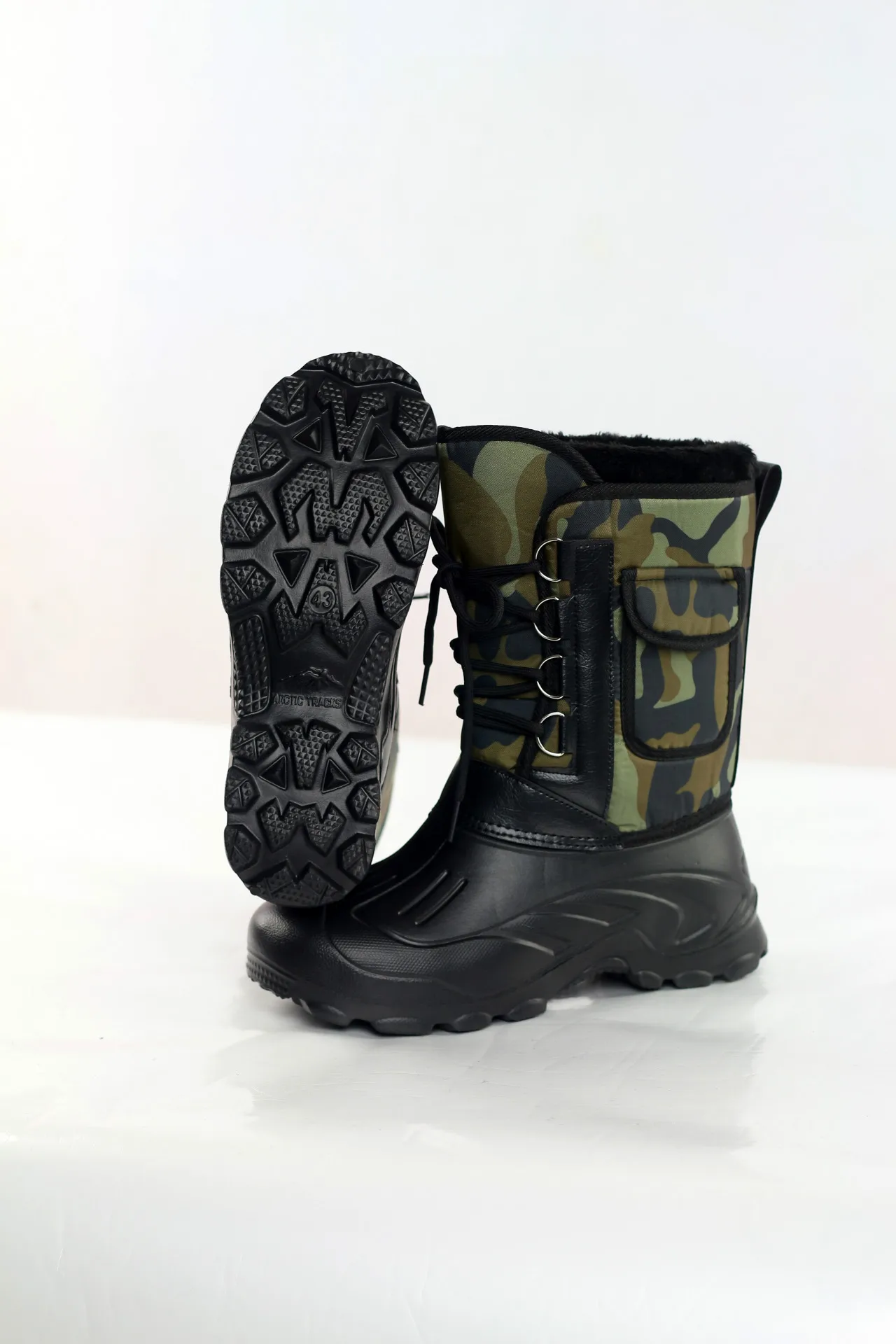Уличные альпинистские рыбацкие ботинки для кемпинга сверхлегкие толстые флисовые теплые Нескользящие зимние ботинки охотничьи теплые водонепроницаемые высокие ботинки