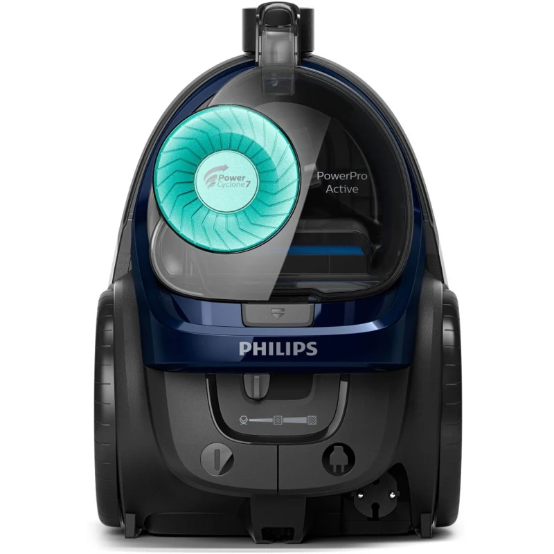 Пылесос Philips PowerPro Active FC9573/01 1900Вт черный/синий
