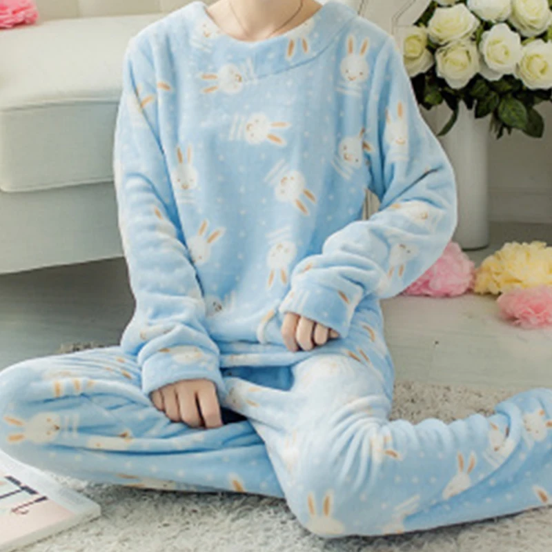 Пижамы для женщин коралловые бархатные пижамы женские зимние женские ...