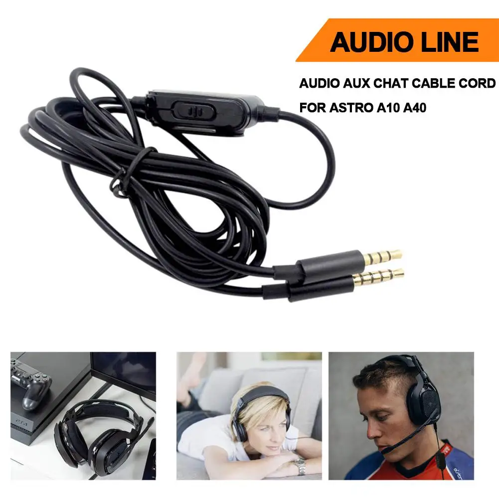 Игровая гарнитура аудио кабель аудио Aux чат кабель Шнур для Astro A10 A40 A30 A50 гарнитура