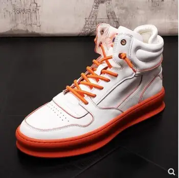 

Men 2020 New Fashion High Top Casual Boots Spring Autumn Breathable hip hops Sneakers Zapatos Hombre