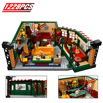 

1228Pcs Friends Classic TV American Drama Friends Central Perk Cafe Fit Model Building Block Bricks 21319 Toy Gift