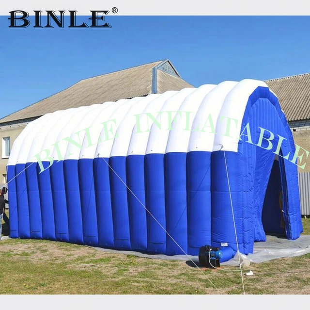 monteren schouder Piepen Hot Sale Blue White Sports Inflatable Tunnel Tent,air Dome Arched  Marquee,event Shelter Advertising Inflatable Promotion Tent - Inflatable  Toys - AliExpress