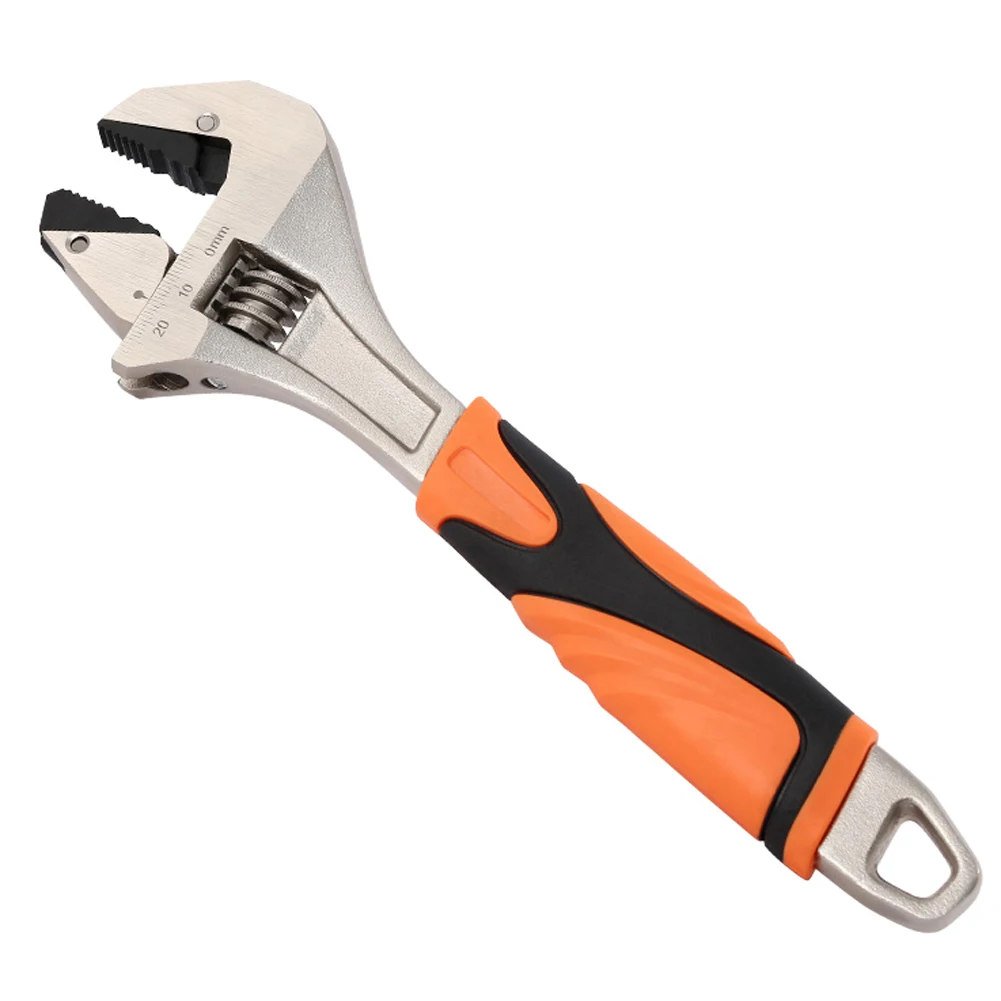 Adjustable Ratchet Wrench Hand Tool Repairing Spanner For Nuts Bolts With Scale For Water-Tap Screw Machine Models Repairing New