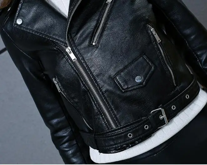 Новинка года; Женская куртка из искусственной кожи; модная мотоциклетная куртка в американском стиле; пальто из искусственной кожи Southside Serpents