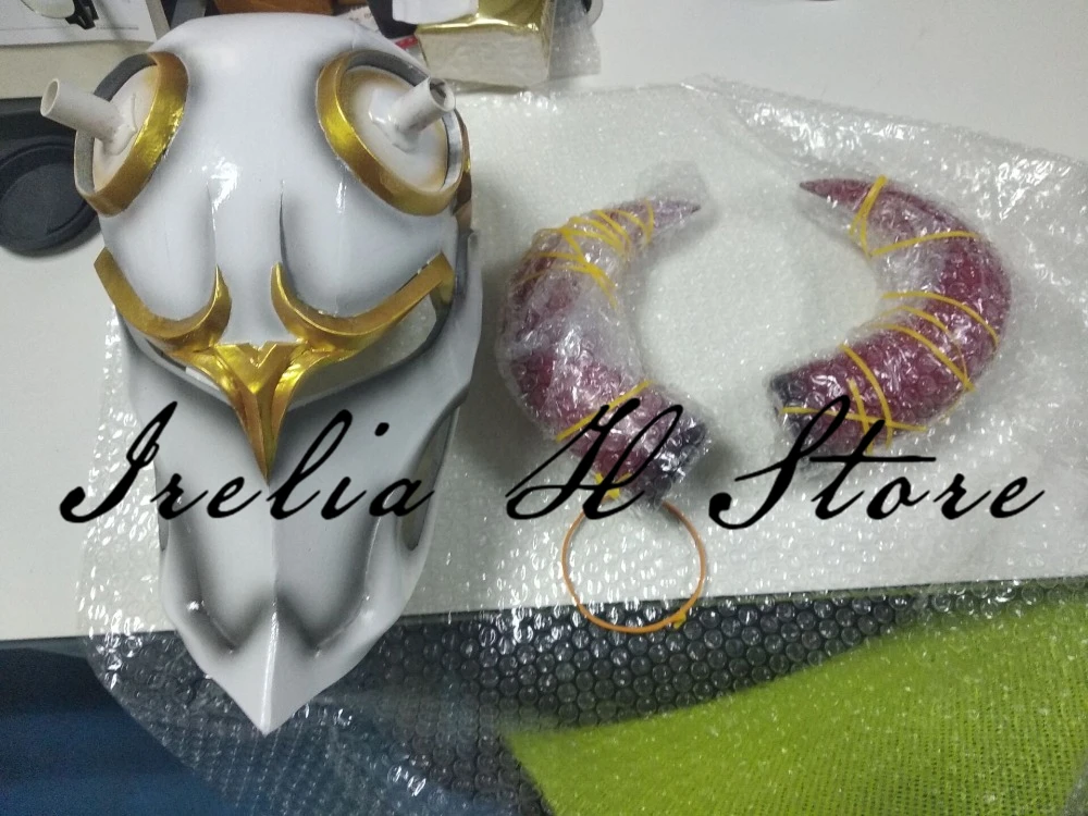 LOL Cosplay: The Virtuoso Khada Jhin Cosplay Costume - Blood Moon Jhin | Custom Size Made Props image 5