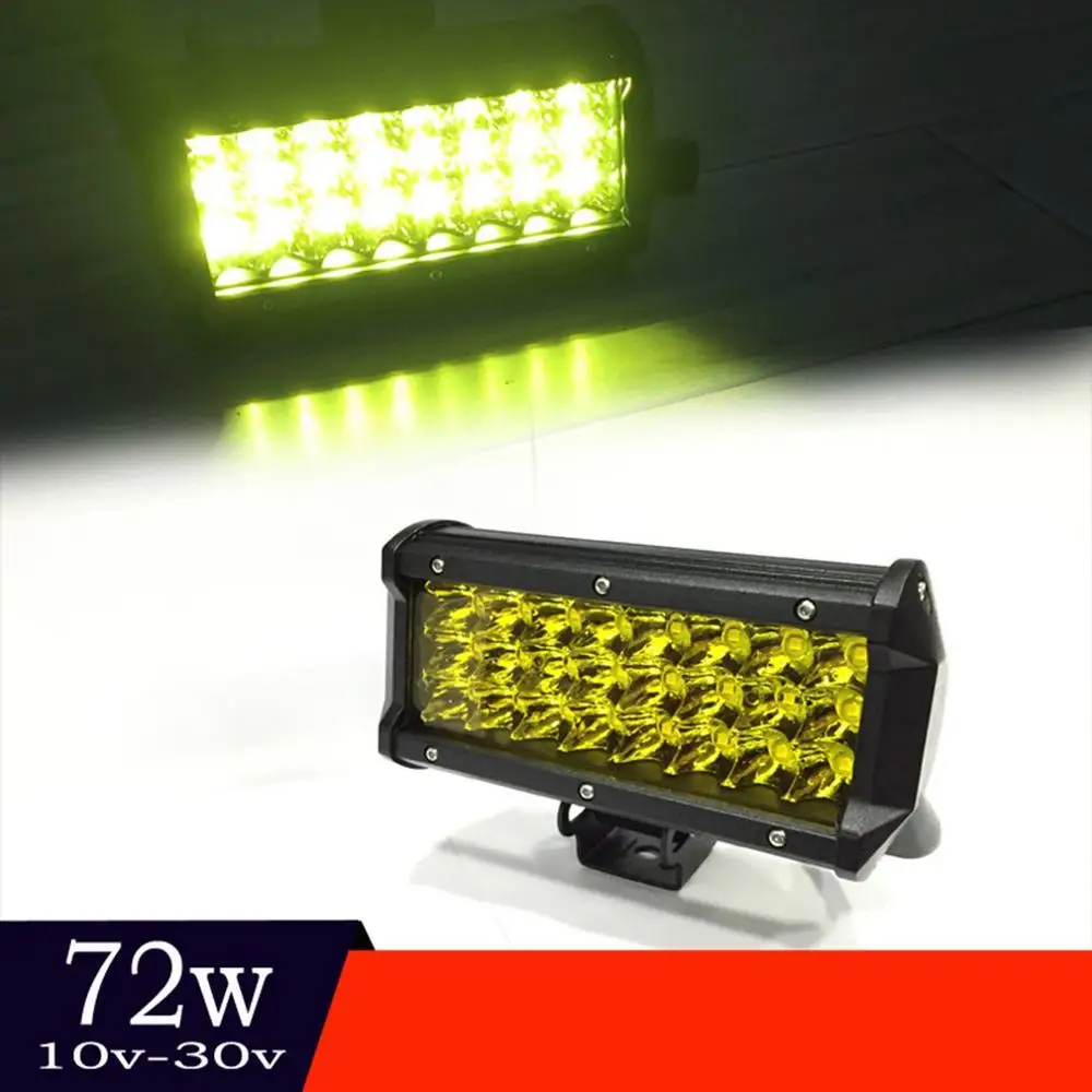 24Led 72 Вт светодиодный автомобильный светильник, рабочий светильник, светодиодный внедорожный Точечный светильник, противотуманная фара для вождения, автомобильные аксессуары