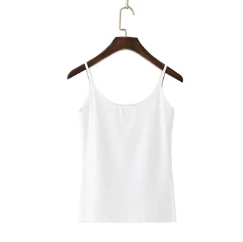 

Cotton Tank Top Women Summer Casual Camisoles Women's Tops T-shirt Spaghetti Strap Cropped Vest Female Camis Fashion Synthetic