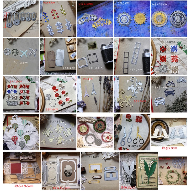 

Anchors Balloon Wreath Tower Car Aircraft Metal Cutting Dies Scrapbooking Album Paper DIY Cards Crafts Embossing Dies New 2020