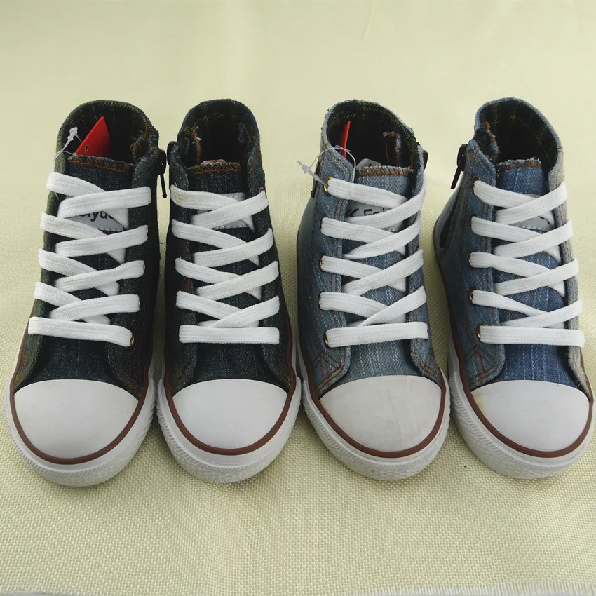 

Koovan Children Sneaker 2019 New Spring Children's High Top Canvas Baby Boys Girls Sports Fashion Boots Kids Jean Canvas Shoes