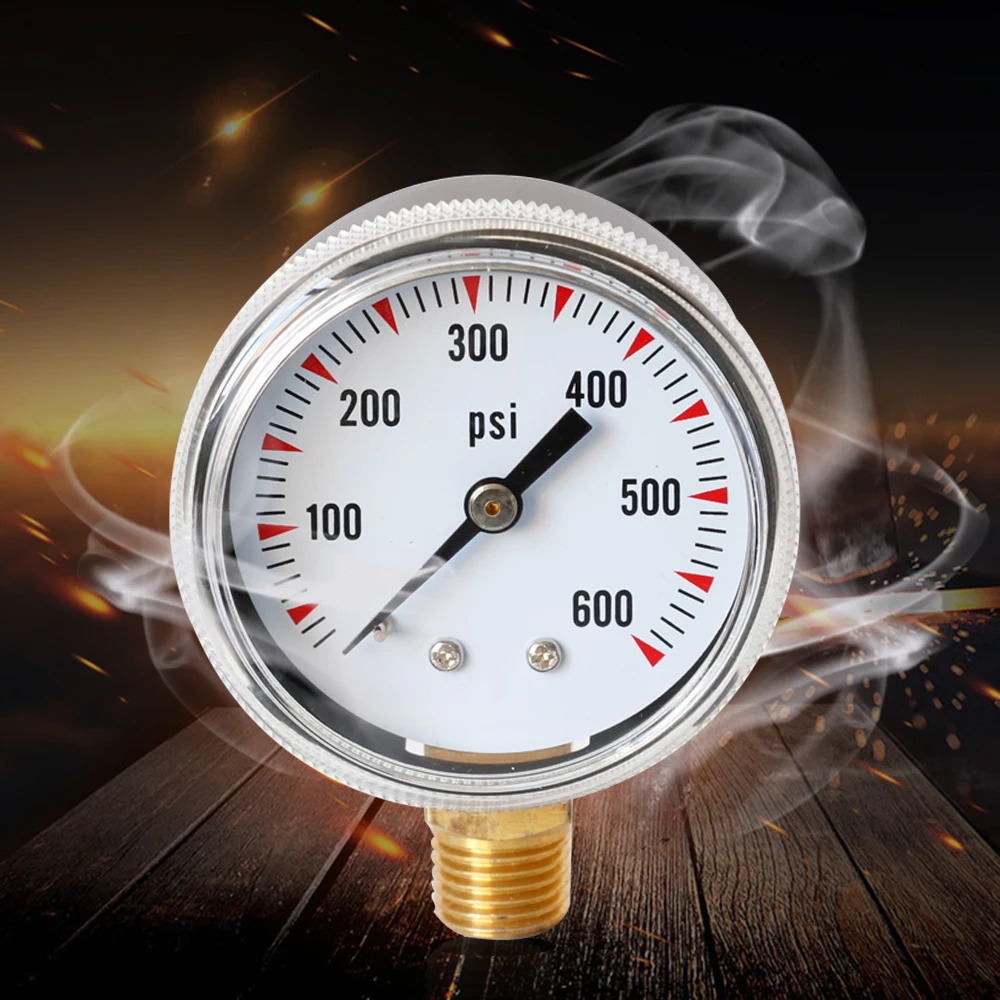TS Y50 600psi Высокоточный радиальный манометр 1/4 &quotNPT латунный измерительный