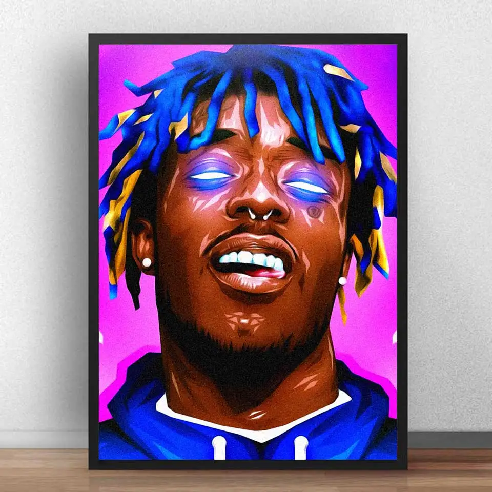 Lil Uzi Vert плакат принты рэп хип-хоп певец холст живопись настенное Искусство