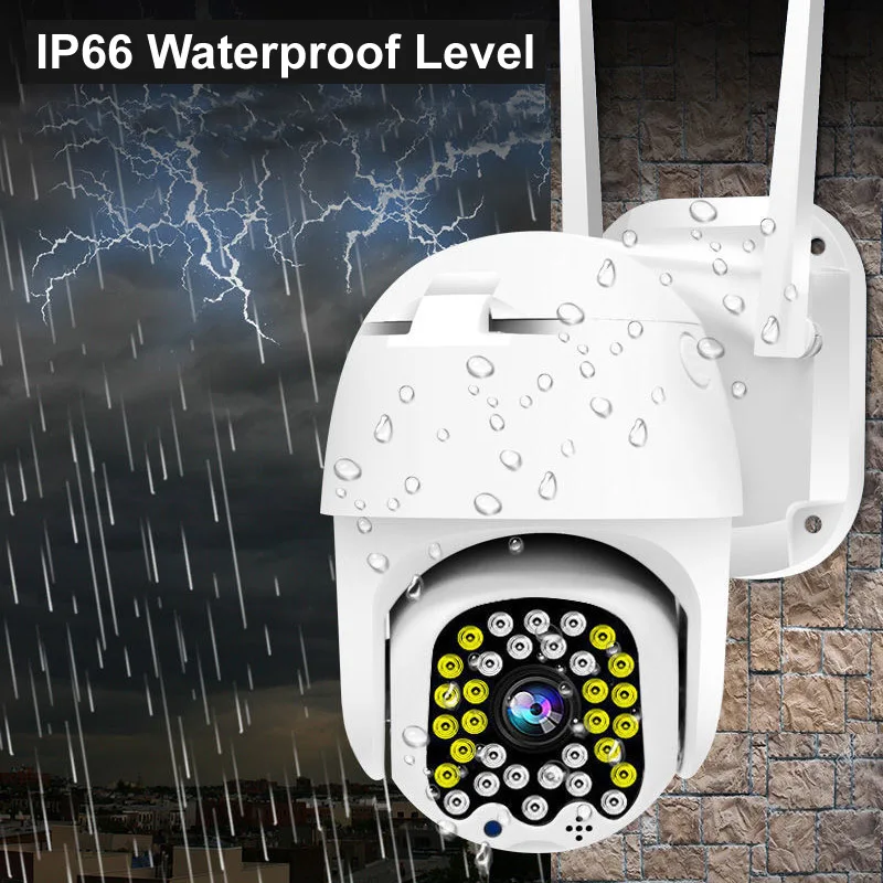 1080P Outdoor Security Surveillance WiFi IP Camera 360 Smart Motion Detection Outside Colorful CCTV Monitor IP66 IP Wi Fi Cam